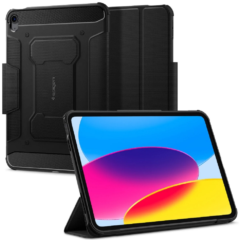 Spigen Θήκη Rugged Armor Pro Apple iPad (A16) 11th Gen. 2025 11" / 10th Gen. 2022 10.9" - Black (ACS05417)