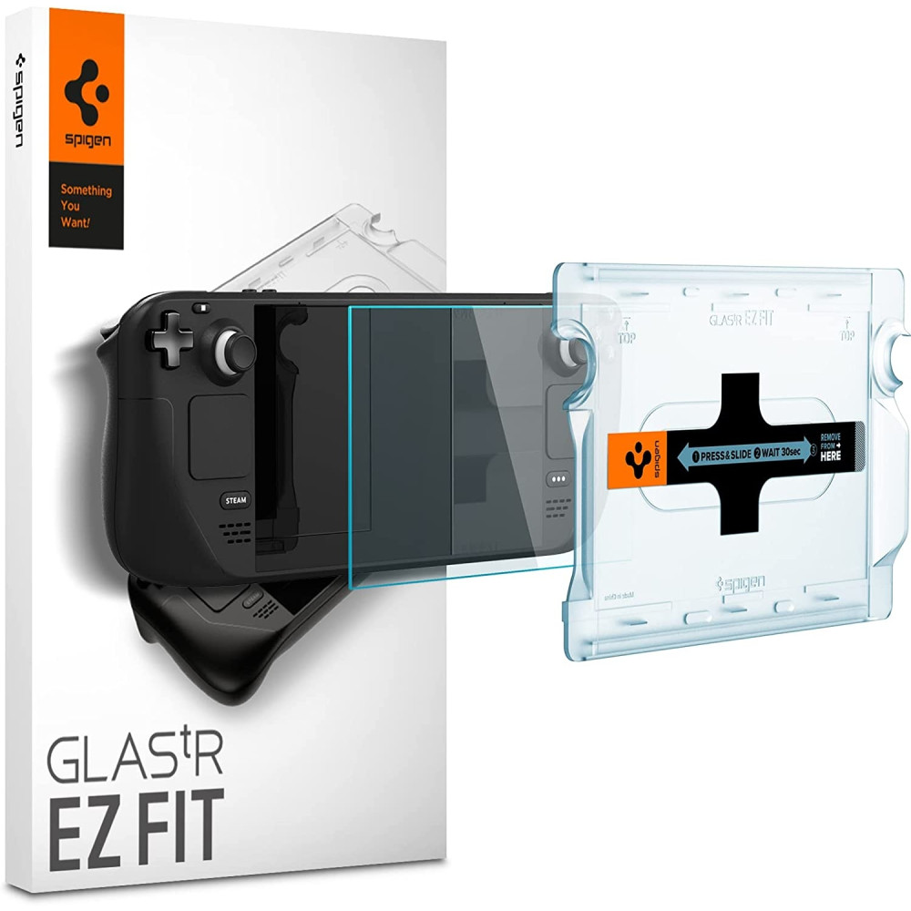 Spigen Tempered Glass GLAS.tR EZ Fit - Αντιχαρακτικό Γυαλί Οθόνης Steam Deck / Steam Deck OLED - Clear (AGL05600)