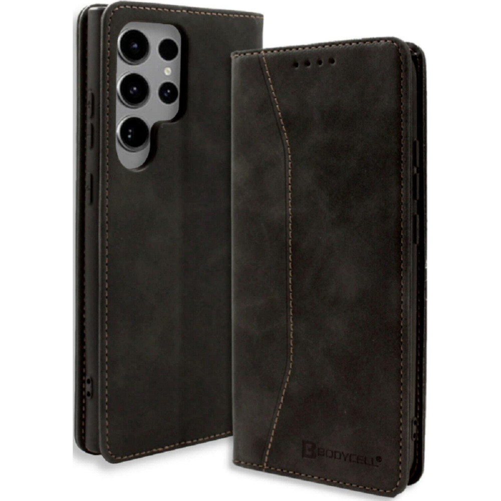 Bodycell Θήκη - Πορτοφόλι Samsung Galaxy S23 Ultra - Black (5206015019814)
