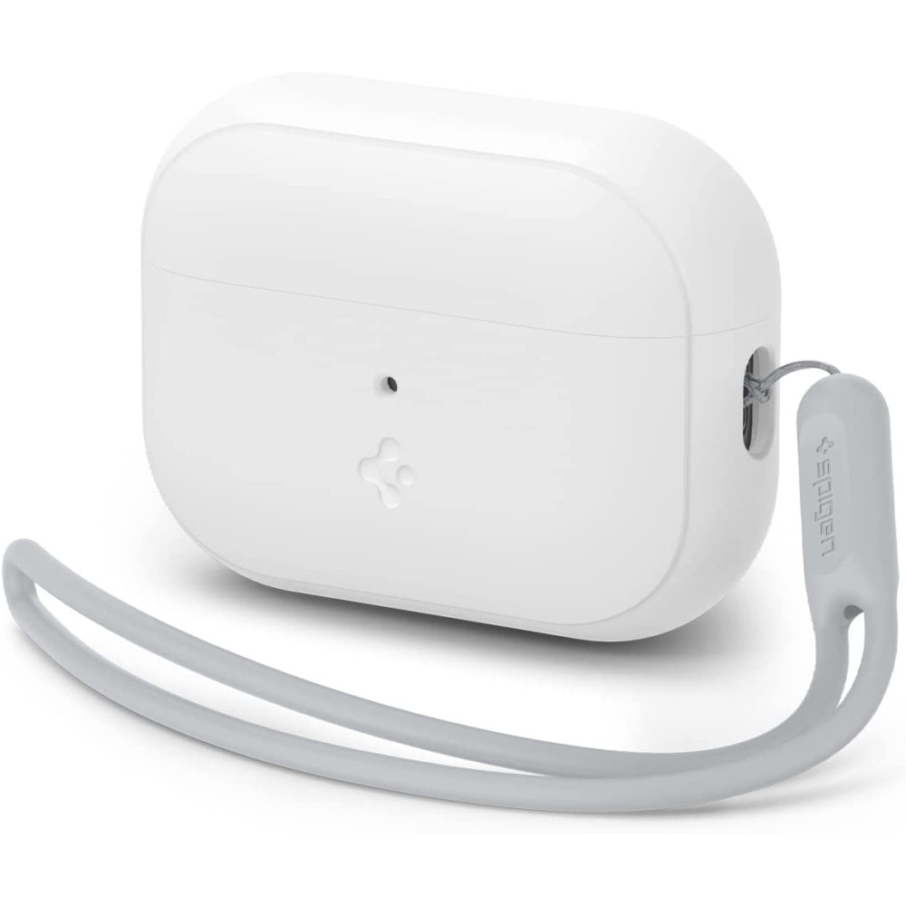 Spigen Silicone Fit Θήκη Σιλικόνης - Apple AirPods Pro 2nd Gen - White / Grey (ACS05811)