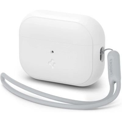 Spigen Silicone Fit Θήκη Σιλικόνης - Apple AirPods Pro 2nd Gen - White / Grey (ACS05811)