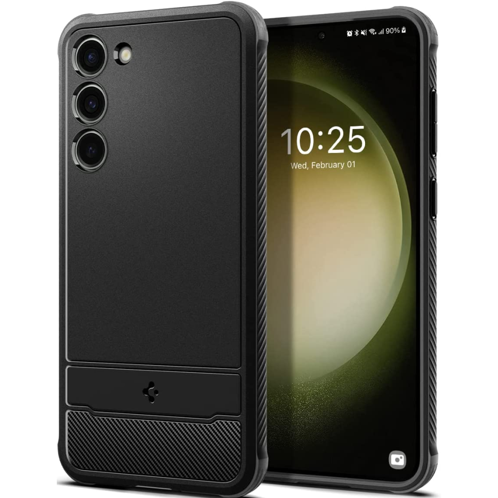 Spigen Θήκη Rugged Armor Samsung Galaxy S23 - Matte Black (ACS05711)