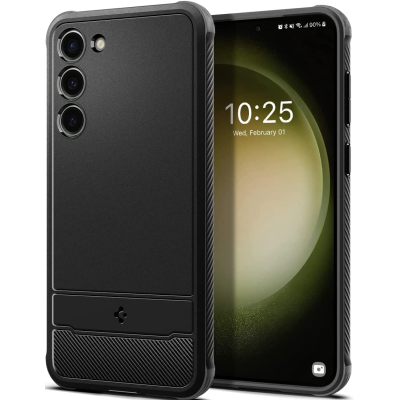 Spigen Θήκη Rugged Armor Samsung Galaxy S23 - Matte Black (ACS05711)