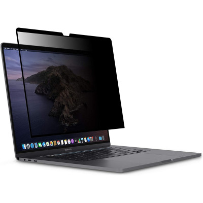 Moshi Umbra - Fullface Μεμβράνη Προστασίας Απορρήτου Οθόνης MacBook Pro 16" 2019 - Black / Clear / Glossy (99MO085018)