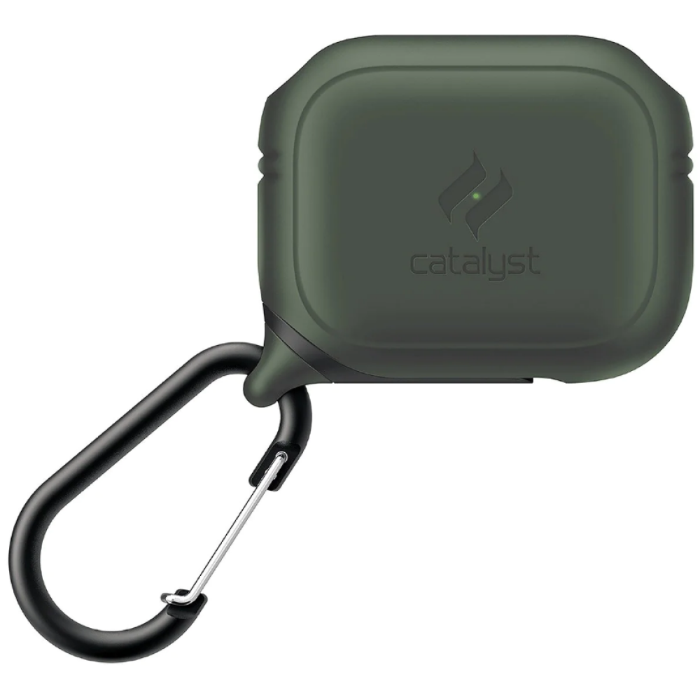 Catalyst Waterproof Drop Proof Case - Αδιάβροχη Ανθεκτική Θήκη Σιλικόνης - Apple AirPods Pro 2nd Gen / 1st Gen - IP67 - Army Green (CATAPDPROGRN)