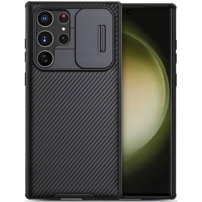 Nillkin CamShield Pro - Σκληρή Θήκη με Κάλυμμα για την Κάμερα - Samsung Galaxy S23 Ultra - Black (6902048258167)