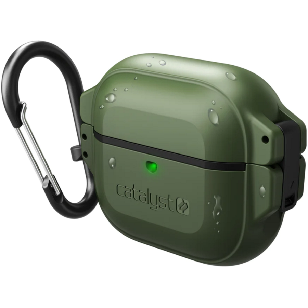 Catalyst Total Protection - Σκληρή Αδιάβροχη Ανθεκτική Θήκη - Apple AirPods 3rd Gen - IP68 - Army Green (CAT100APD3GRN)