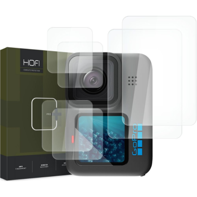 Hofi Premium Pro+ Tempered Glass - Αντιχαρακτικό Προστατευτικό Γυαλί για Φακό Κάμερας GoPro HERO 11 / 10 / 9 - Clear - 2 Τεμάχια (9490713932469)