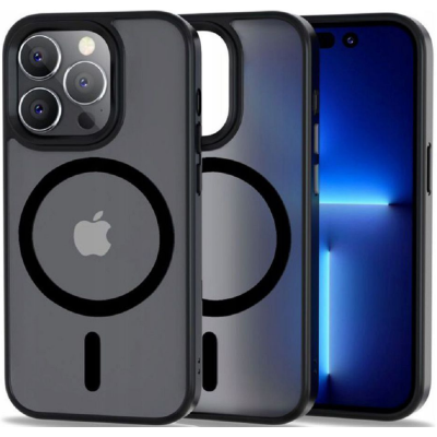 Tech-Protect MagMat - Σκληρή Θήκη MagSafe Apple iPhone 12 Pro Max - Matte Black (9490713933091)