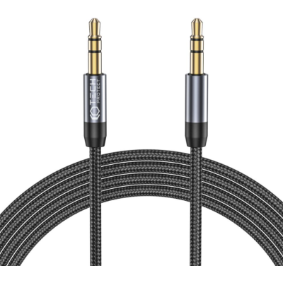 Tech-Protect Ultraboost Καλώδιο Ήχου Aux - 3.5mm Jack (male) σε 3.5mm Jack (male) - 150cm - Black (9490713931547)