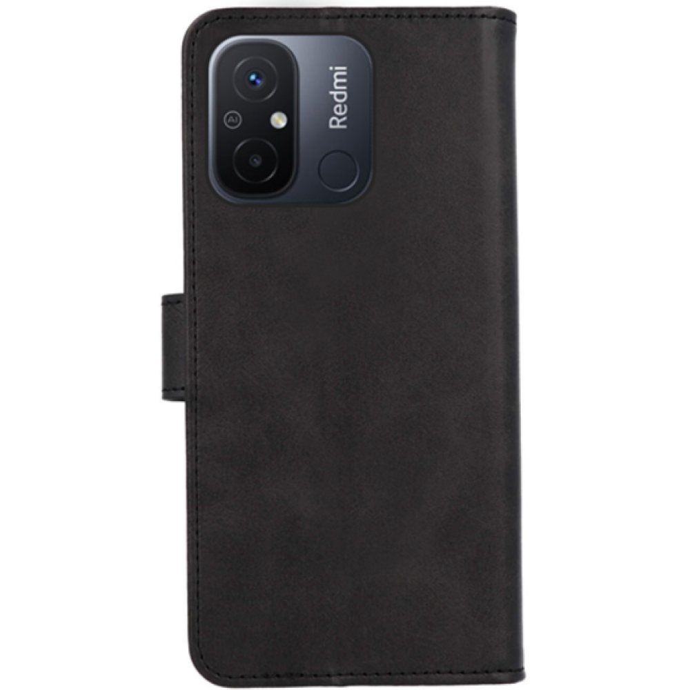 Vivid Wallet Book - Θήκη - Πορτοφόλι Xiaomi Redmi 12C - Black (VIBOOK283BK)