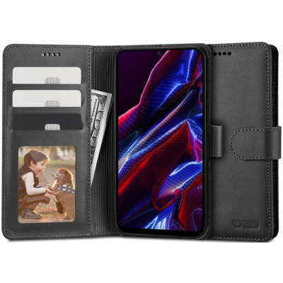 Tech-Protect Wallet - Θήκη Πορτοφόλι Xiaomi Redmi Note 12 5G / Poco X5 - Black (9490713932902)