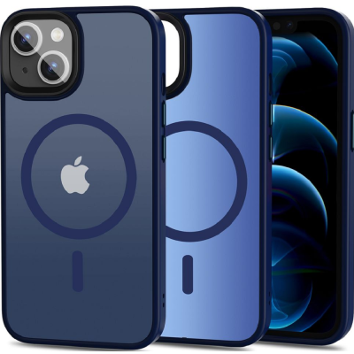 Tech-Protect MagMat - Σκληρή Θήκη MagSafe Apple iPhone 13 - Matte Navy (9490713933015)