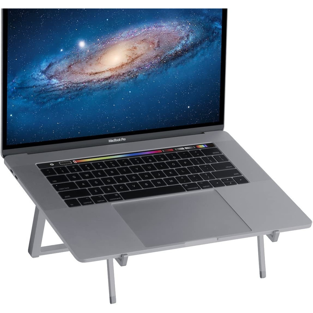 Rain Design mBar Pro Plus - Αναδιπλούμενη Βάση Αλουμινίου για Laptop έως 17" - Space Gray (891607000926)