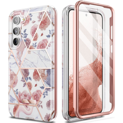 Tech-Protect Velar - Full Body Ανθεκτική Θήκη - Samsung Galaxy S23 - Marble (9490713932360)