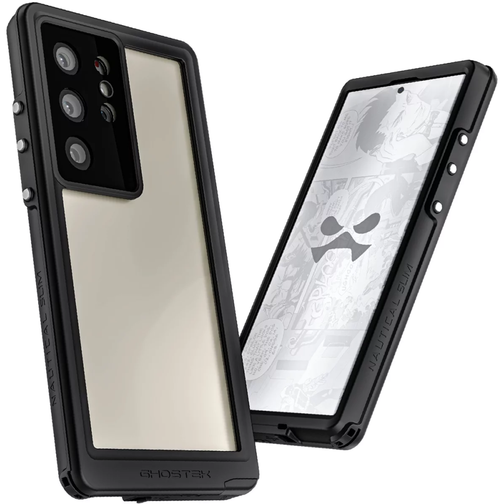 Ghostek Nautical Slim - Ανθεκτική Αδιάβροχη Θήκη Samsung Galaxy S23 Ultra - Clear (GHOCAS3380)