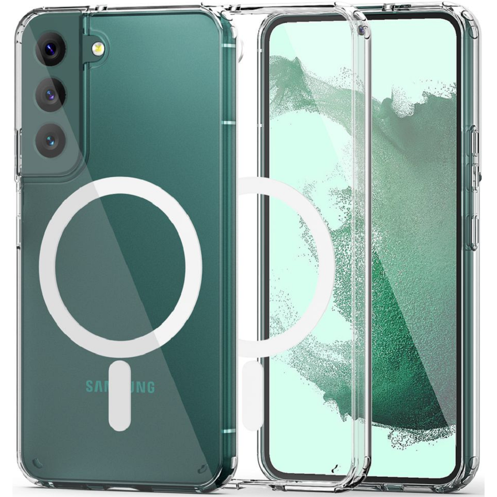 Tech-Protect FlexAir Hybrid - Σκληρή Διάφανη Θήκη MagSafe Samsung Galaxy S22 5G - Clear (9490713931561)