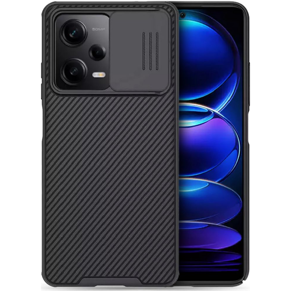 Nillkin CamShield Pro - Σκληρή Θήκη με Κάλυμμα για την Κάμερα - Xiaomi Redmi Note 12 Pro 5G / Poco X5 Pro - Black (6902048260528)