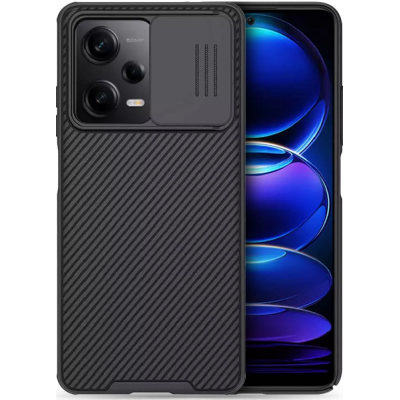 Nillkin CamShield Pro - Σκληρή Θήκη με Κάλυμμα για την Κάμερα - Xiaomi Redmi Note 12 Pro 5G / Poco X5 Pro - Black (6902048260528)