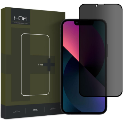 Hofi Anti Spy Pro+ Tempered Glass Privacy - Full Face Αντιχαρακτικό Γυαλί Προστασίας Απορρήτου Οθόνης - Apple iPhone 13 mini - Black (9490713933527)
