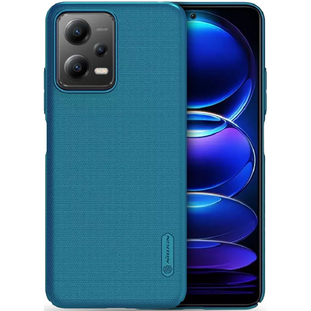 Nillkin Θήκη Super Frosted Shield Xiaomi Redmi Note 12 5G / Poco X5 - Blue (6902048260399)