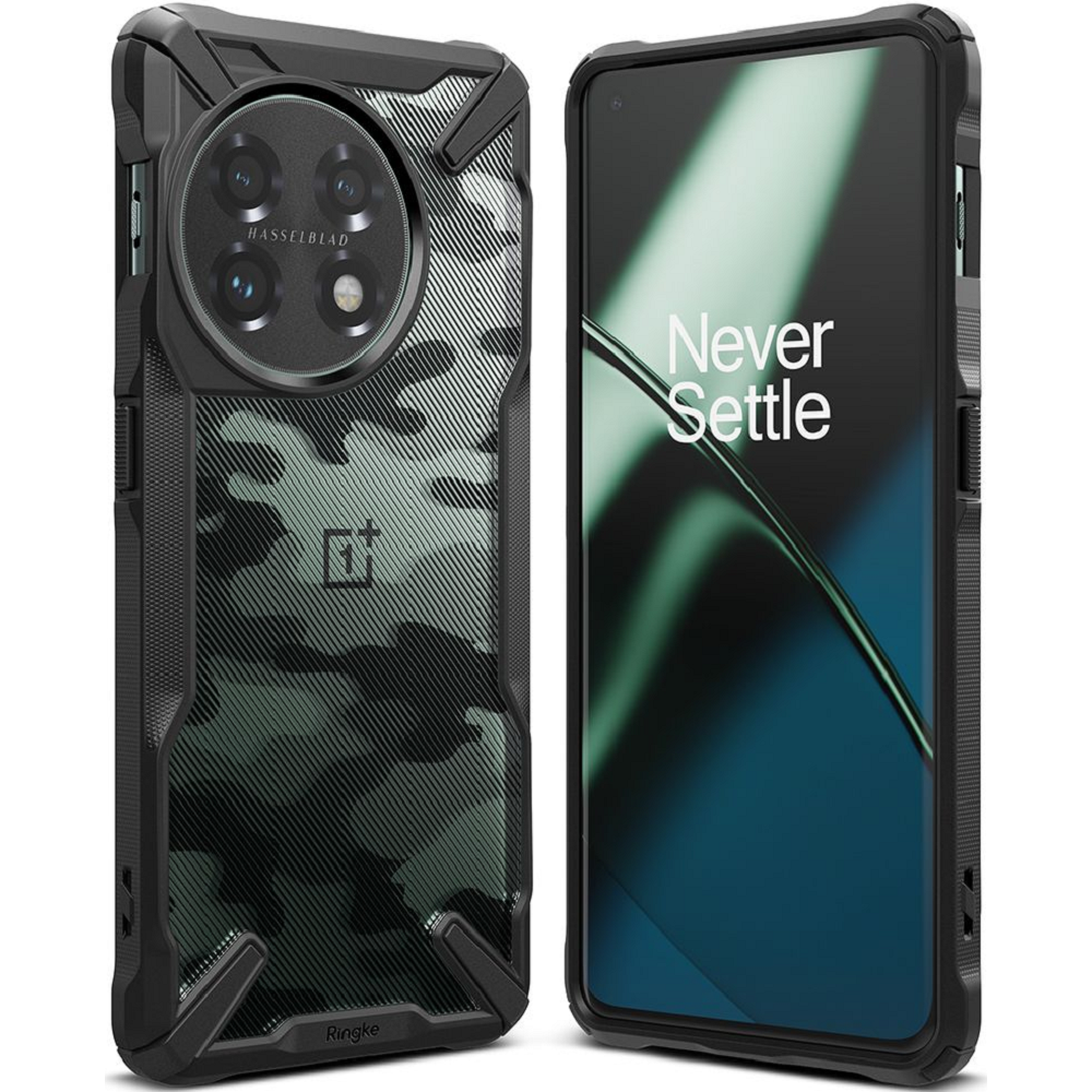 Ringke Fusion X Θήκη - OnePlus 11 - Camo Black (8809919304061)