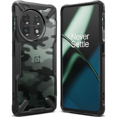 Ringke Fusion X Θήκη - OnePlus 11 - Camo Black (8809919304061)