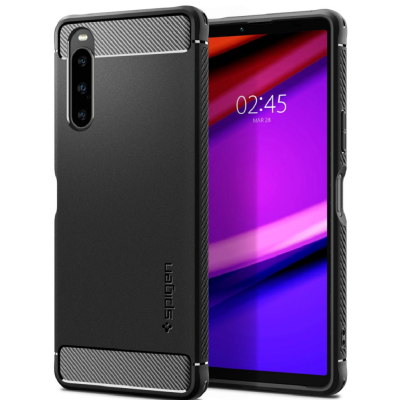 Spigen Θήκη Rugged Armor Sony Xperia 10 V - Matte Black (ACS06202)