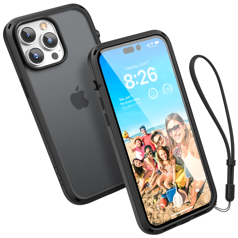 Catalyst Influence - Ημιδιάφανη Ανθεκτική Θήκη Apple iPhone 14 Pro Max - Stealth Black (CATDRPH14BLKLP)