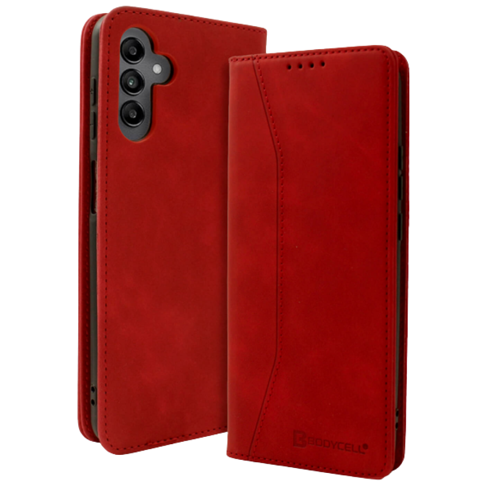Bodycell Θήκη - Πορτοφόλι Samsung Galaxy A14 - Red (5206015017643)