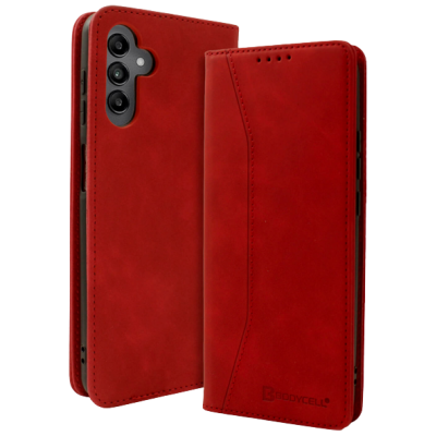 Bodycell Θήκη - Πορτοφόλι Samsung Galaxy A14 - Red (5206015017643)