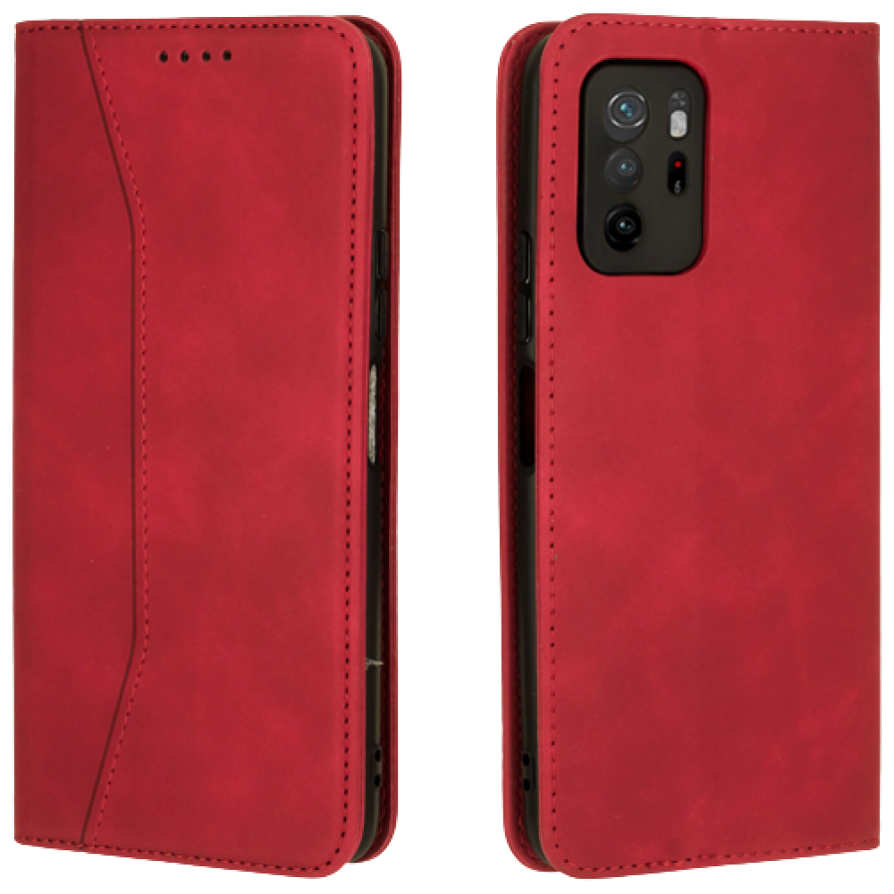 Bodycell Θήκη - Πορτοφόλι Xiaomi Poco M3 Pro 5G - Red (5206015065750)