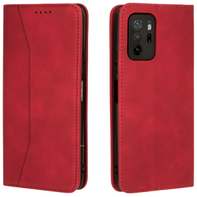 Bodycell Θήκη - Πορτοφόλι Xiaomi Poco M3 Pro 5G - Red (5206015065750)