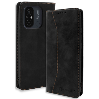 Bodycell Θήκη - Πορτοφόλι Xiaomi Redmi 12C - Black (5206015018527)