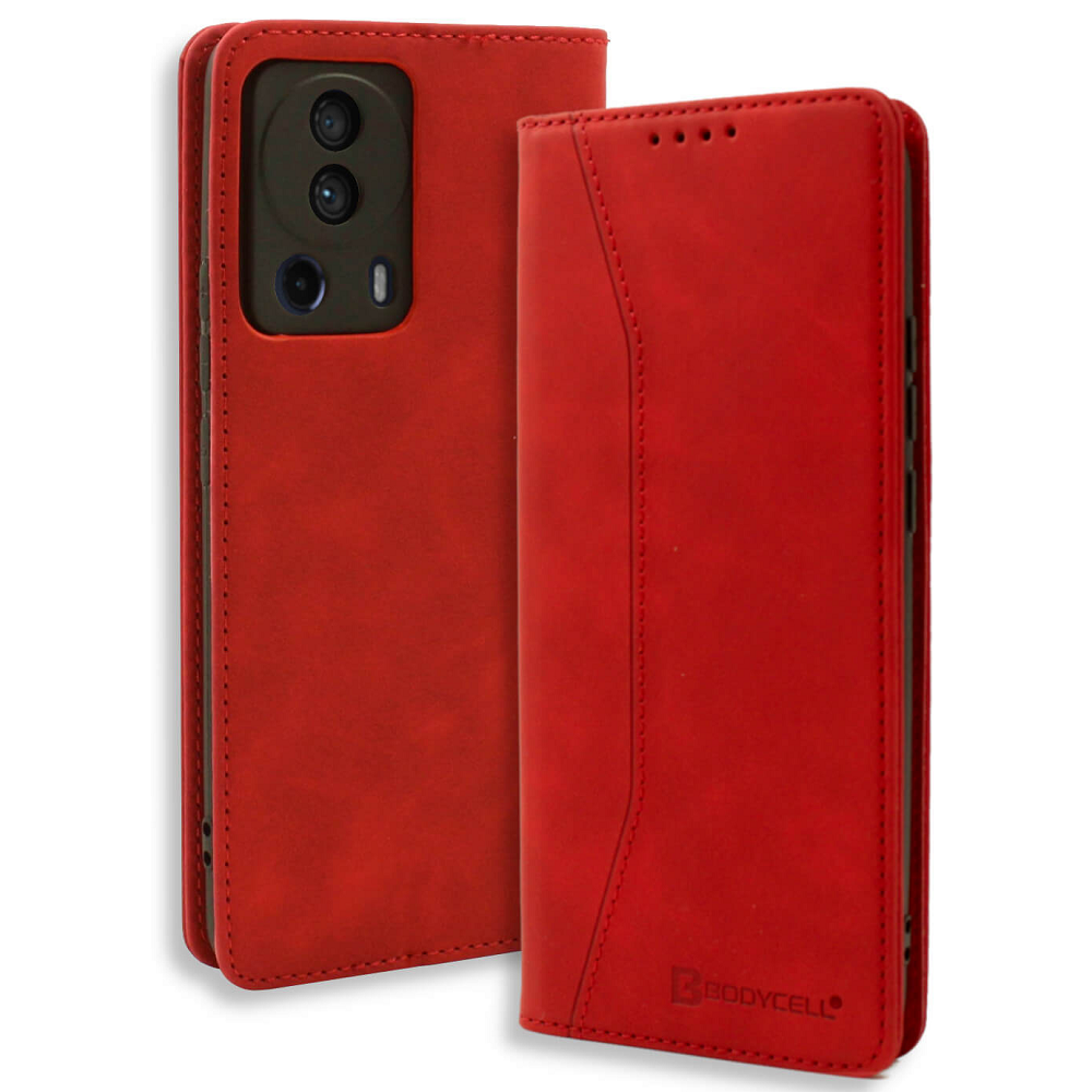 Bodycell Θήκη - Πορτοφόλι Xiaomi 13 Lite - Red (5206015017711)