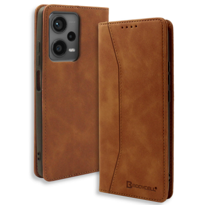 Bodycell Θήκη - Πορτοφόλι Xiaomi Poco X5 - Brown (5206015017902)