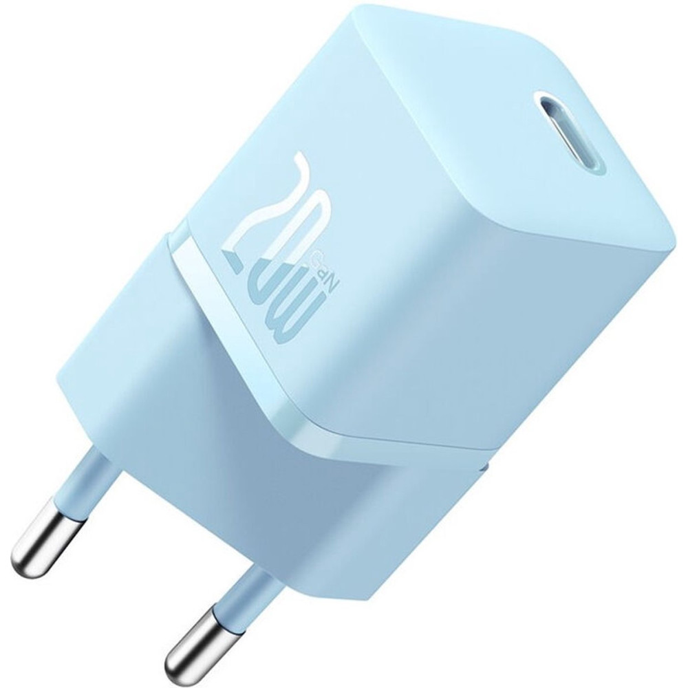 Φορτιστής Baseus GaN5 Fast Charger 1C Τοίχου Γρήγορος με 1 x Type-C 20W - Blue (CCGN050103)