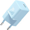 Φορτιστής Baseus GaN5 Fast Charger 1C Τοίχου Γρήγορος με 1 x Type-C 20W - Blue (CCGN050103)