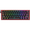 Redragon K617 FIZZ RGB Mechanical Gaming Keyboard - Ενσύρματο RGB Gaming Μηχανικό Πληκτρολόγιο με Custom Red Διακόπτες - US - Black (6950376706768)