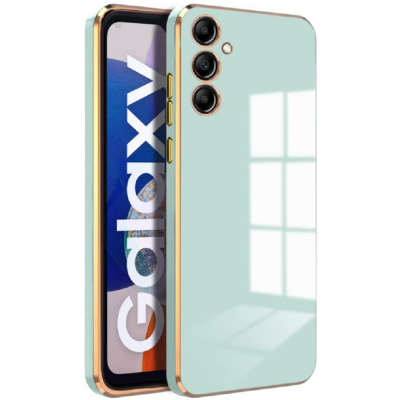 Bodycell Gold Plated - Θήκη Σιλικόνης Samsung Galaxy A14 - Mint Green (5206015069413)