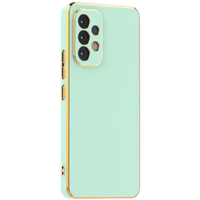 Bodycell Gold Plated - Θήκη Σιλικόνης Samsung Galaxy A13 4G - Mint Green (5206015069352)