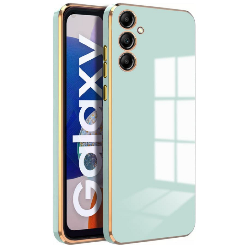 Bodycell Gold Plated - Θήκη Σιλικόνης Samsung Galaxy A13 5G - Mint Green (5206015069383)