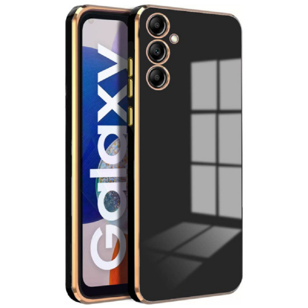 Bodycell Gold Plated - Θήκη Σιλικόνης Samsung Galaxy A13 5G - Black (5206015069376)