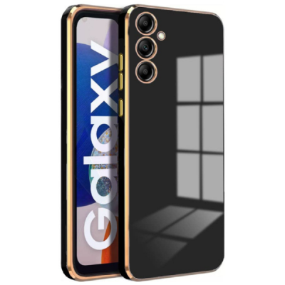 Bodycell Gold Plated - Θήκη Σιλικόνης Samsung Galaxy A13 5G - Black (5206015069376)