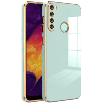 Bodycell Gold Plated - Θήκη Σιλικόνης Xiaomi Redmi Note 8 / Note 8 2021 - Mint Green (5206015070075)
