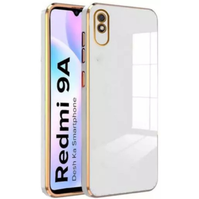 Bodycell Gold Plated - Θήκη Σιλικόνης Xiaomi Redmi 9A / 9AT / 9i - White (5206015070297)