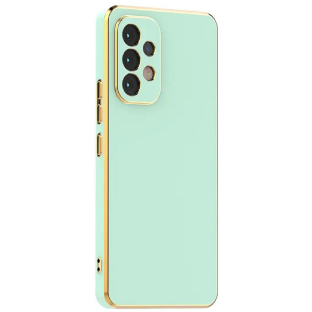 Bodycell Gold Plated - Θήκη Σιλικόνης Samsung Galaxy A32 5G - Mint Green (5206015069598)