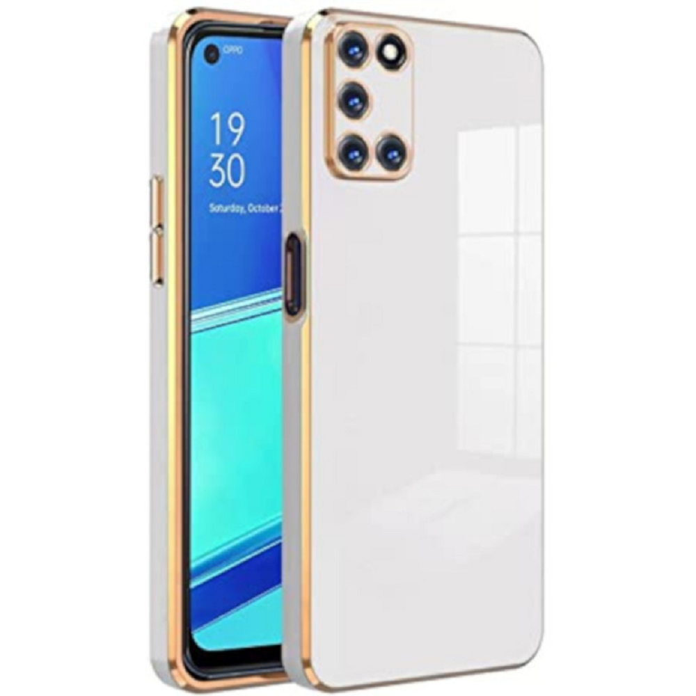 Bodycell Gold Plated - Θήκη Σιλικόνης Samsung Galaxy A31 - White (5206015069543)