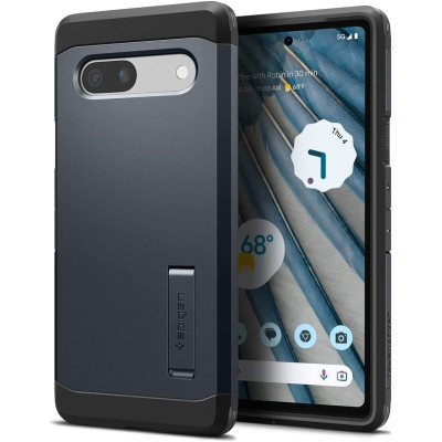 Spigen Tough Armor Θήκη Google Pixel 7a - Metal Slate (ACS05820)
