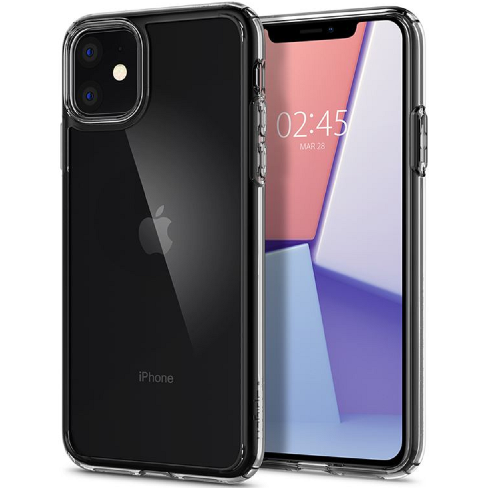 Spigen Θήκη Crystal Hybrid - Apple iPhone 11 - Crystal Clear (076CS27086)
